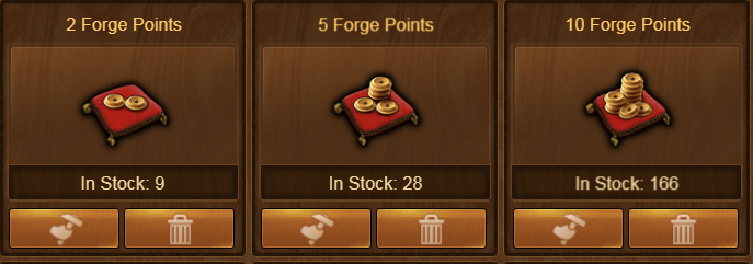 Earning Forge Point Packs
